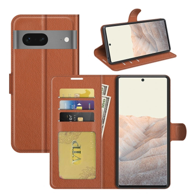 Étui portefeuille folio en cuir pour Google Pixel 8A Étui portefeuille folio en cuir pour Google Pixel 8A